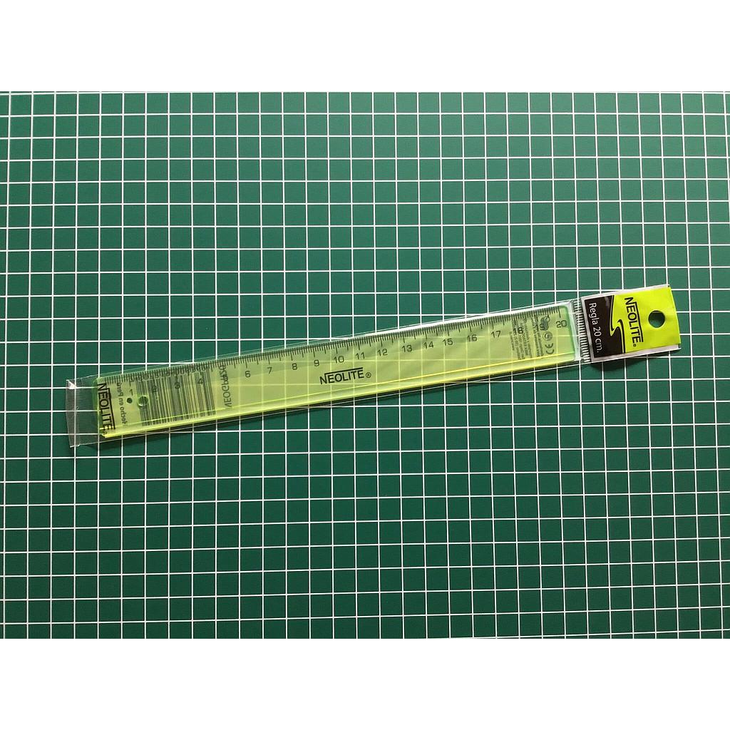 Regla Plástica  20cm Neolite