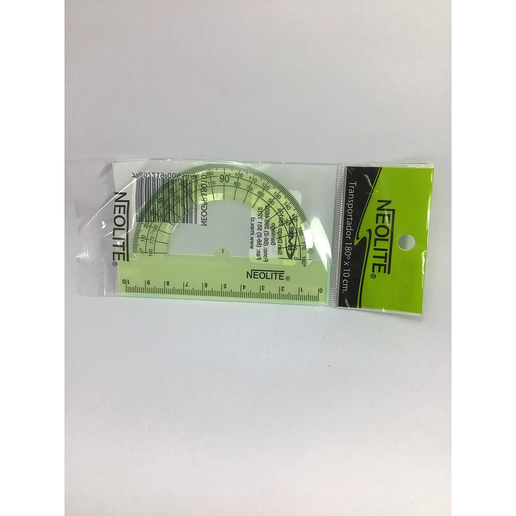 Transportador Neolite 180°x10cm